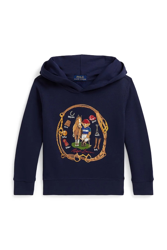 Polo Ralph Lauren bluza dziecięca z kapturem granatowy 322A96602001