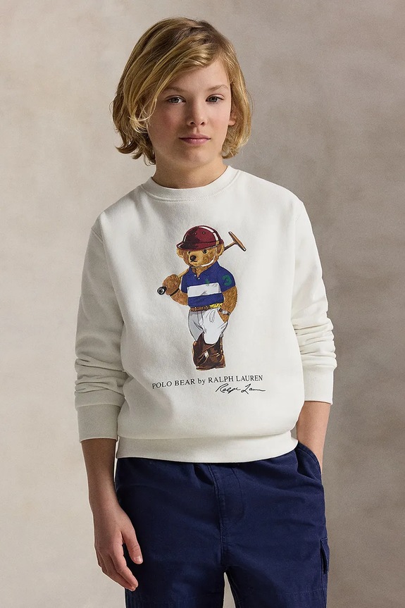 Polo Ralph Lauren bluză copii print alb 323A96604001