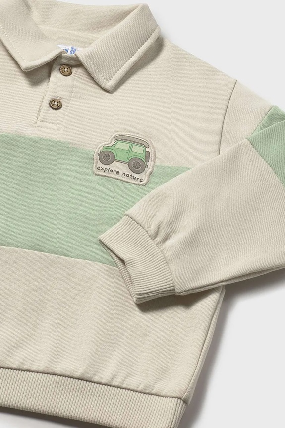 Chłopiec Mayoral bluza dziecięca 1401.3C.Baby.PPY2 beżowy