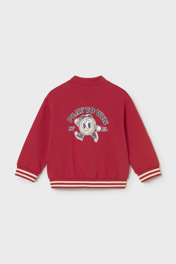 Παιδική μπλούζα Mayoral 1406.3E.Baby.PPY2 κόκκινο SS26