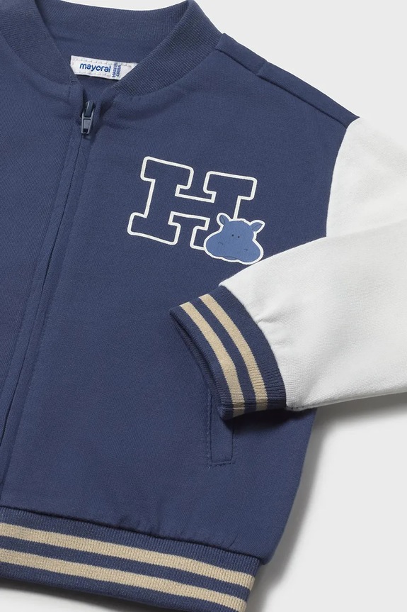 Dječja dukserica Mayoral plava 1406.3E.Baby.PPY2