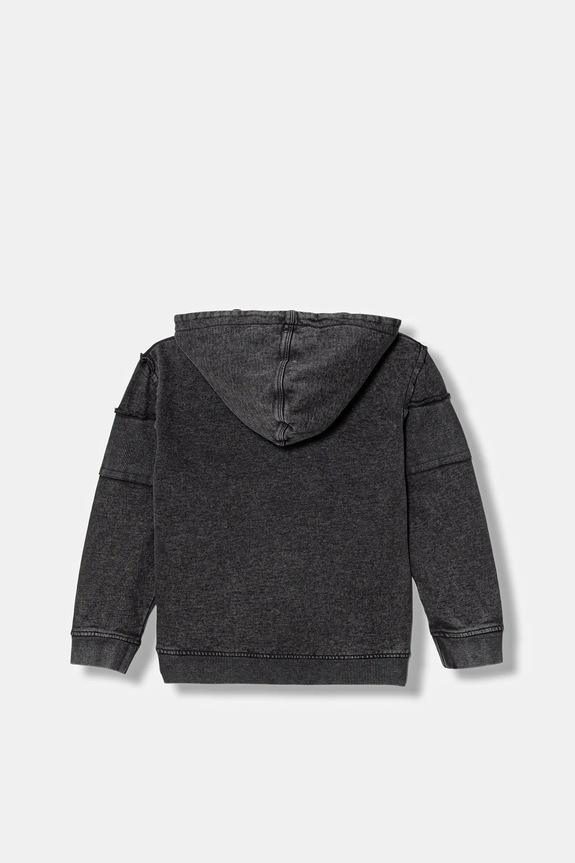 Dječja pamučna dukserica Guess L6RQ01.KAX74.PPY2 crna SS26