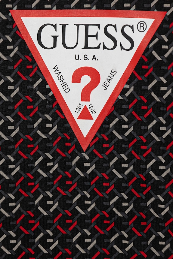 Αγορίστικα Παιδική βαμβακερή μπλούζα Guess L6RQ02.KA6R4.PPY2 μαύρο