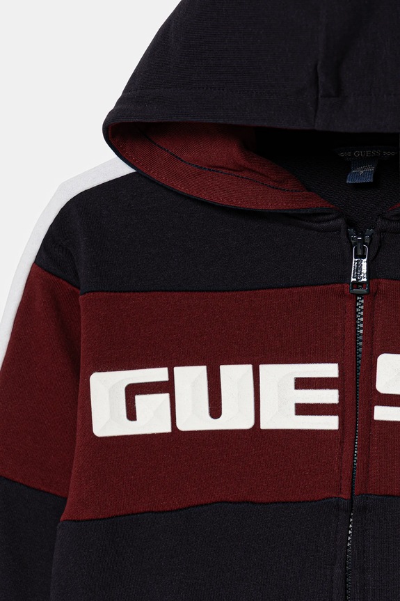 Момче Детски памучен суичър Guess L6RQ04.KA6R4.PPY2 тъмносин
