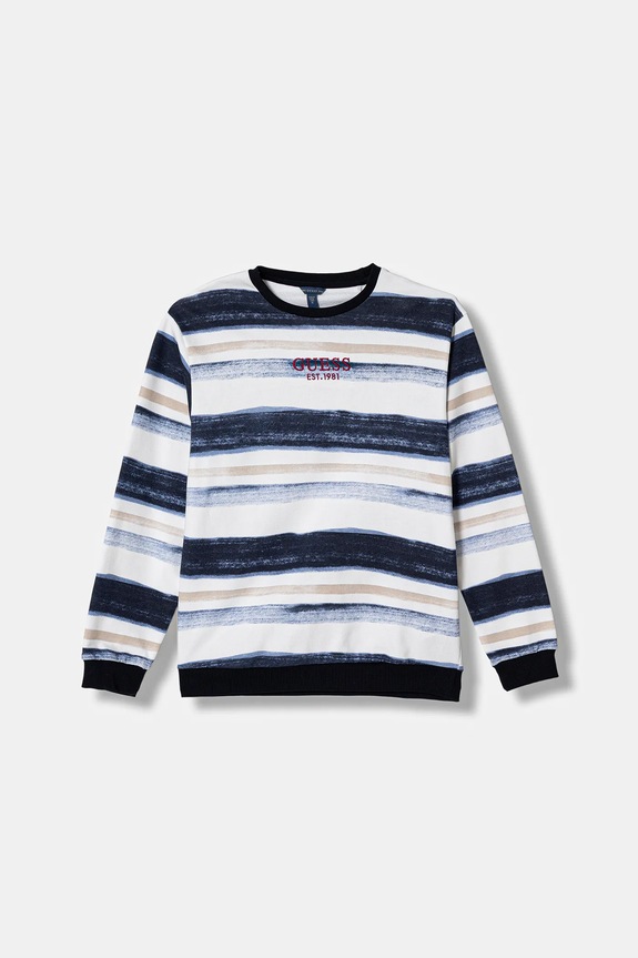 Guess bluza bawełniana dziecięca wzorzyste biały L6RQ11.KA6R4.PPY2