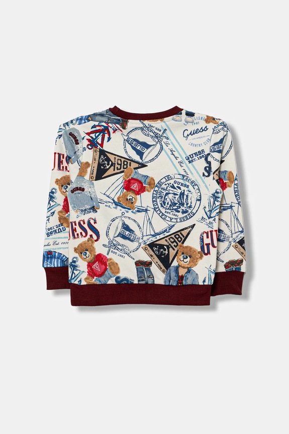 Dětská bavlněná mikina Guess N6RQ00.KA6R4.PPY2 vícebarevná SS26