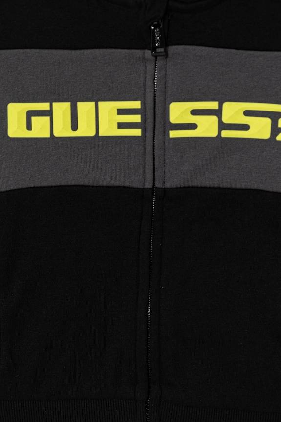 Chłopiec Guess bluza bawełniana dziecięca N6RQ02.KA6R4.PPY2 czarny