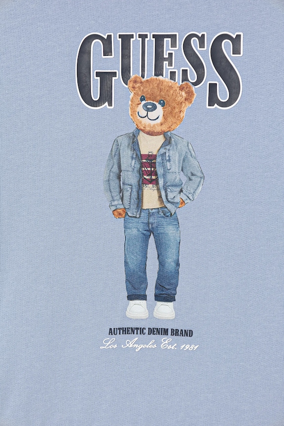 Αγορίστικα Παιδική βαμβακερή μπλούζα Guess N6RQ03.KAD74.PPY2 μπλε