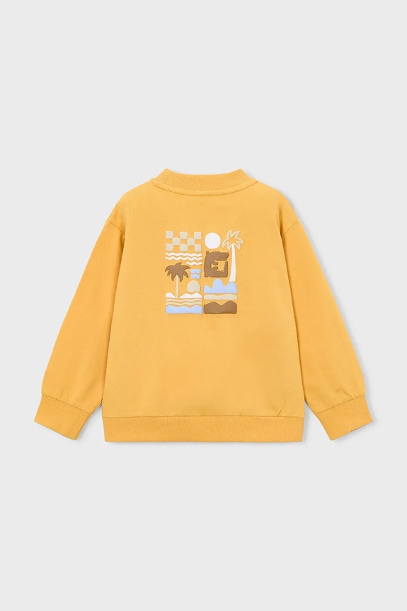 Dječaci Dječja dukserica Mayoral 3434.5D.Mini.PPY2 zlatna