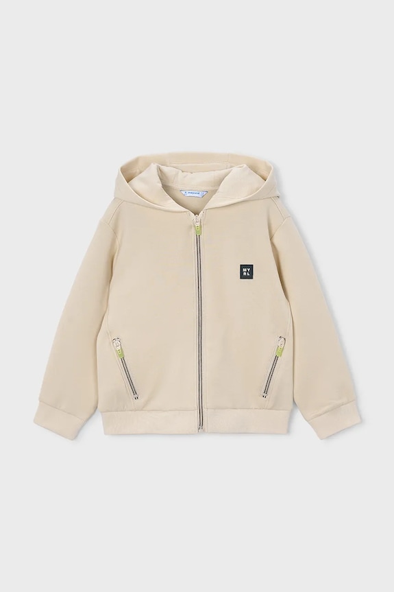 Dječja dukserica Mayoral 3442.5G.Mini.PPY2 bež SS26