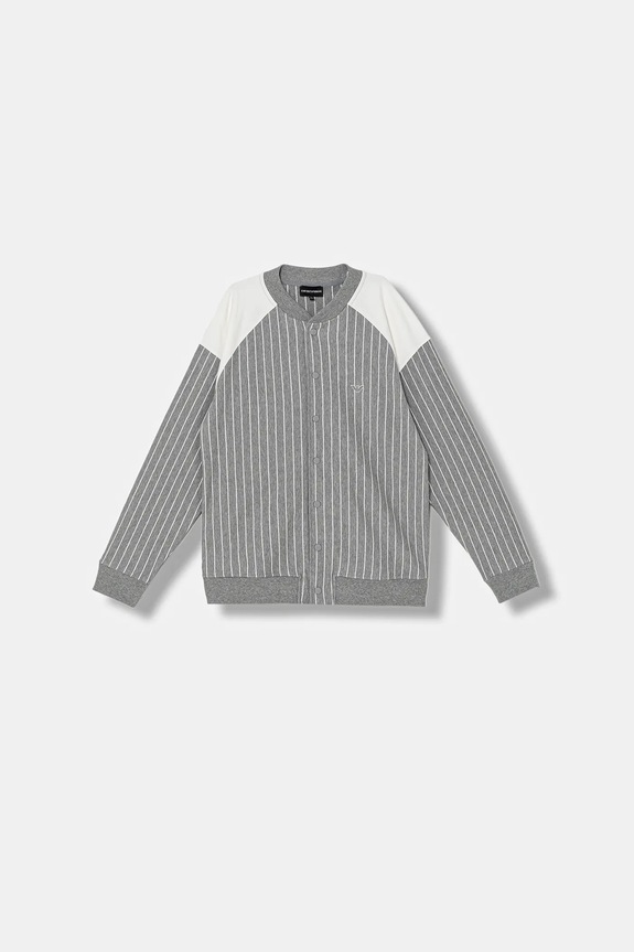 Emporio Armani bluza bawełniana dziecięca EB001002.AF21874 szary SS26