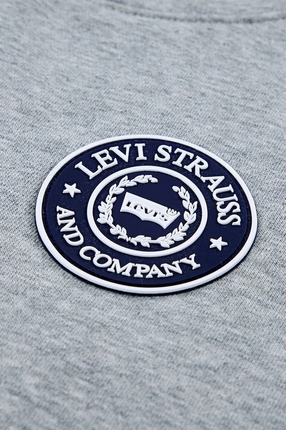 Levi's bluză copii MODERN CREST HOODIE 9EP587 gri
