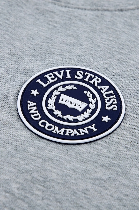 Levi's bluză copii MODERN CREST HOODIE 9EP587 gri