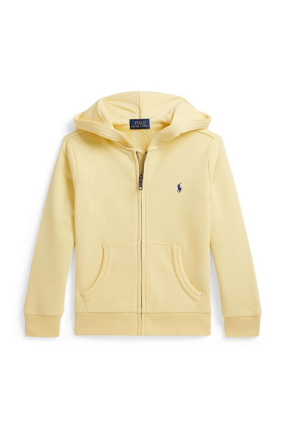Polo Ralph Lauren felpa per bambini con giallo 322964134505
