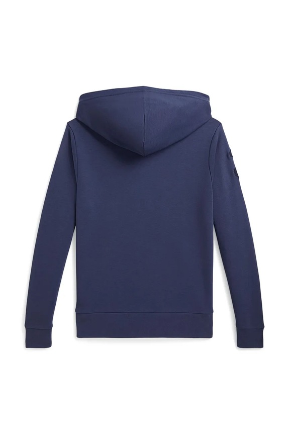Chlapec Polo Ralph Lauren mikina s kapucňou detská s bavlnou 323A12245001 tmavomodrá