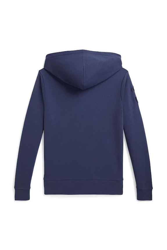 Chlapec Polo Ralph Lauren mikina s kapucňou detská s bavlnou 323A12245001 tmavomodrá