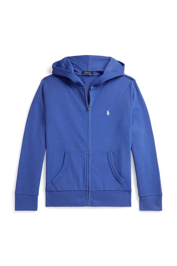 Παιδική μπλούζα Polo Ralph Lauren με κουκούλα μπλε 323A12257002