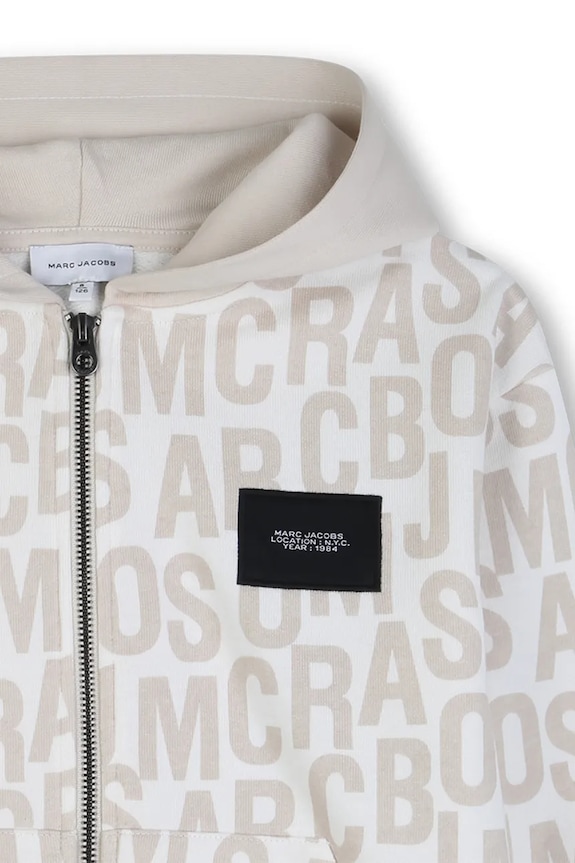 Chłopiec Marc Jacobs bluza dziecięca bawełniana W60775.156 beżowy