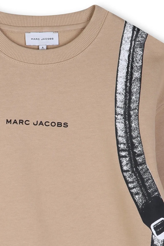 Chłopiec Marc Jacobs bluza bawełniana dziecięca W60798.156 beżowy