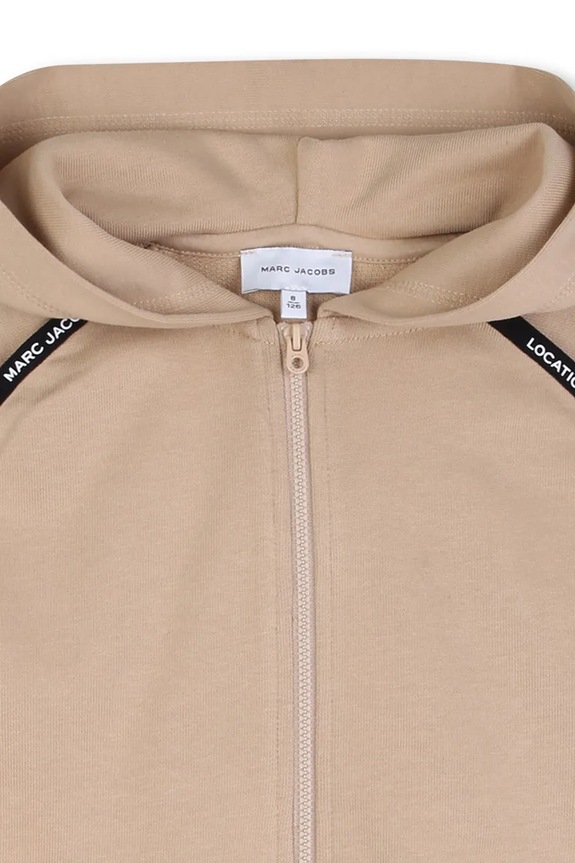 CHLAPEC Marc Jacobs mikina dětská bavlněná W60804.156 béžová
