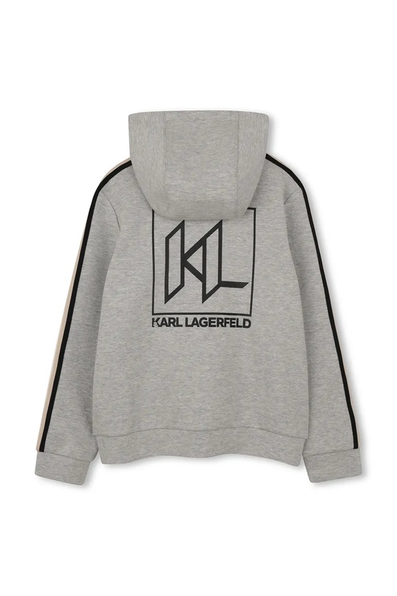 Karl Lagerfeld felpa per bambini Z31093.114.150 grigio SS26