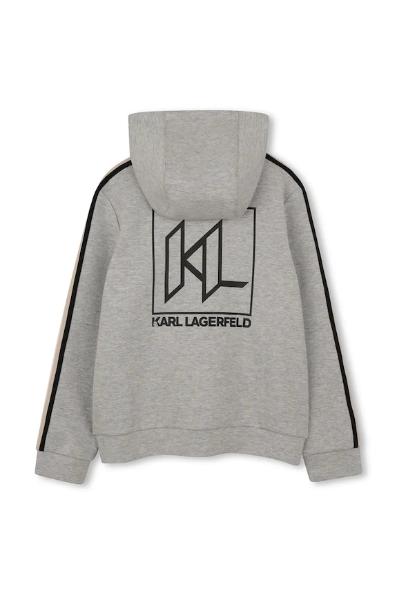 Karl Lagerfeld felpa per bambini Z31093.114.150 grigio SS26