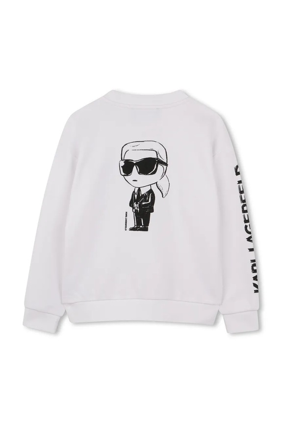 Αγορίστικα Παιδική μπλούζα Karl Lagerfeld Z31088.86.108 λευκό