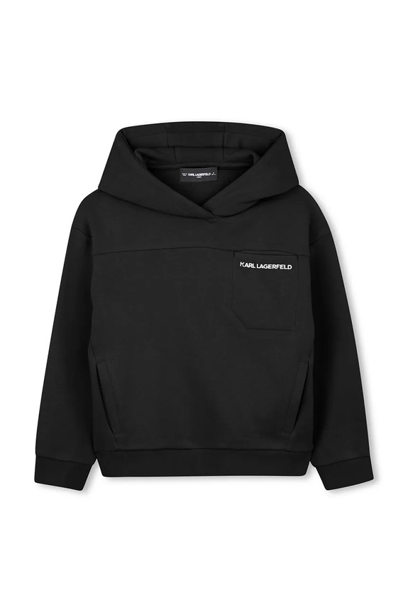 Karl Lagerfeld bluza dziecięca pozostałe czarny Z31089.86.108