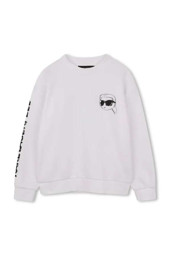 Karl Lagerfeld bluza dziecięca Z31088.162.174 biały SS26
