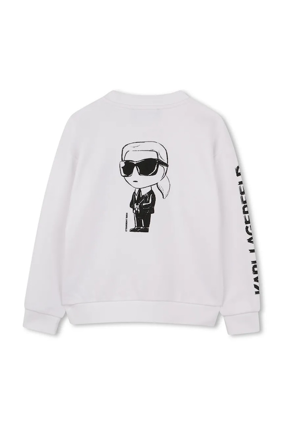 Chłopiec Karl Lagerfeld bluza dziecięca Z31088.162.174 biały