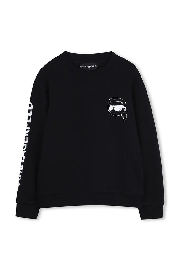 Karl Lagerfeld bluza dziecięca pozostałe czarny Z31088.162.174