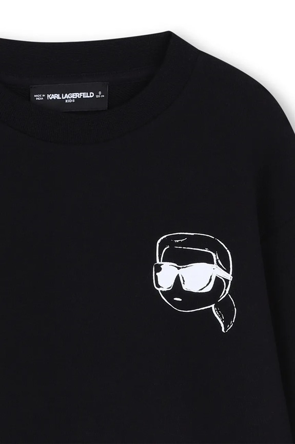 Chłopiec Karl Lagerfeld bluza dziecięca Z31088.162.174 czarny