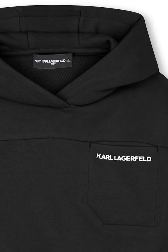 Dječaci Dječja dukserica Karl Lagerfeld Z31089.162.174 crna