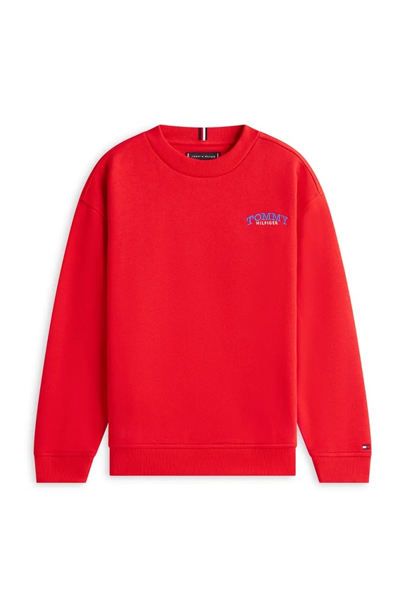 Tommy Hilfiger mikina detská s bavlnou KB0KB10255.98.122.PPY2 červená SS26