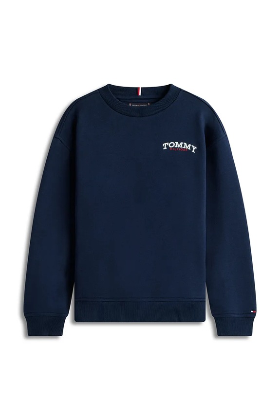 Tommy Hilfiger detská mikina s bavlnou KB0KB10255.98.122.PPY2 tmavomodrá SS26