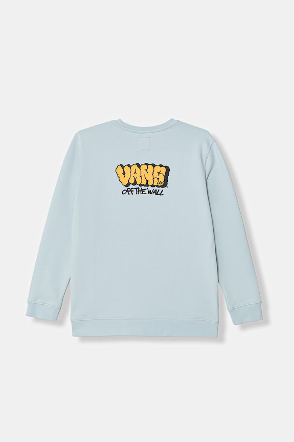 Vans hanorac pentru copii, din bumbac albastru VN000W06FOA1
