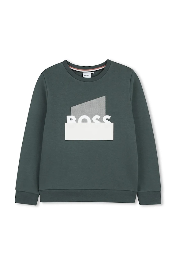 BOSS bluza dziecięca J52966.114.150 zielony SS26