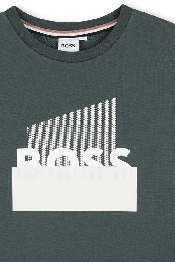 BOSS bluza dziecięca zielony J52966.114.150