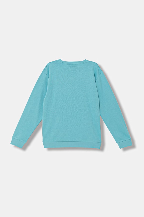 Guess hanorac pentru copii, din bumbac L6GQ04.KA6R4.PPY2.M albastru SS26