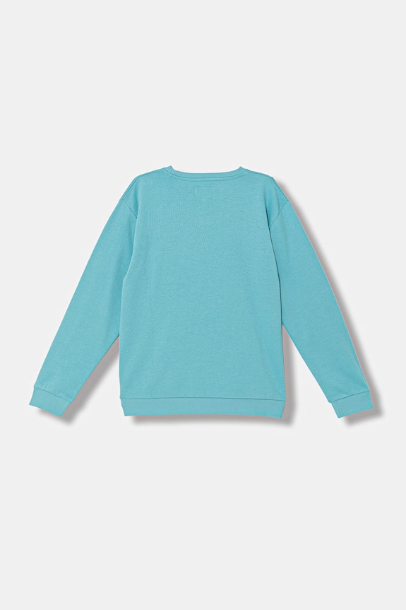 Guess hanorac pentru copii, din bumbac L6GQ04.KA6R4.PPY2.M albastru SS26
