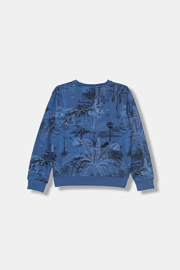 Guess mikina detská bavlnená L6GQ06.KA6R4.PPY2.M modrá SS26
