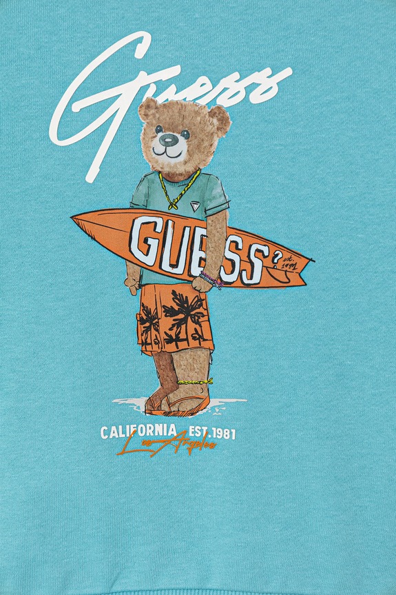 Chlapec Guess mikina detská bavlnená N6GQ04.KA6R4.PPY2.M modrá