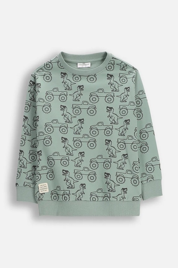 Coccodrillo bluza dziecięca wzorzyste beżowy WC6132102NBK