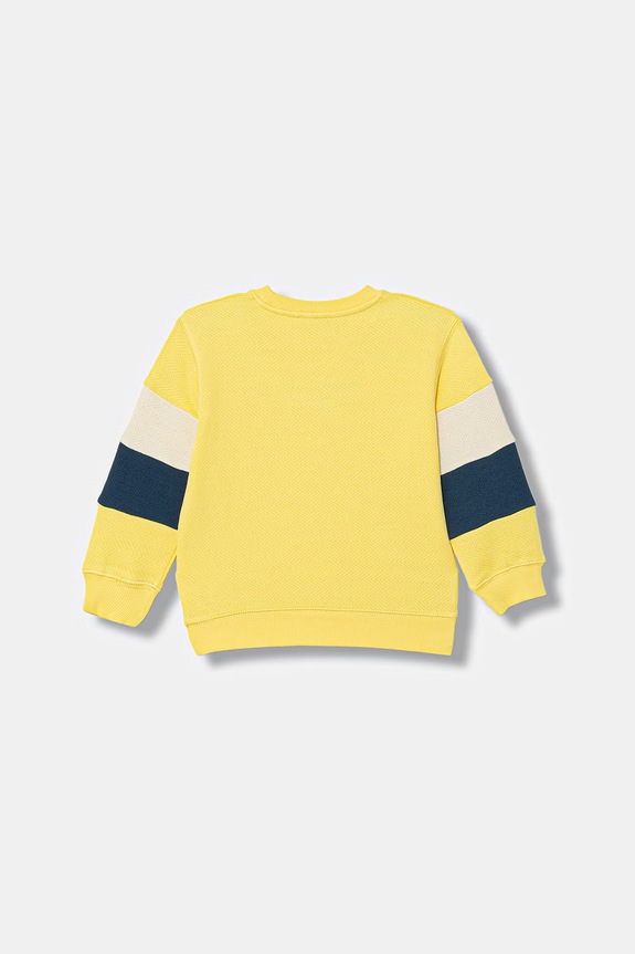 United Colors of Benetton bluza dziecięca bawełniana 30DSG10LY.P.Stagionale żółty SS26