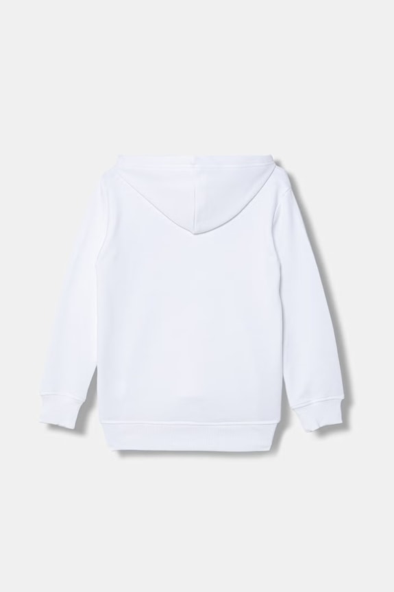 United Colors of Benetton mikina s kapucňou detská bavlnená 3J68C205K.G.Stagionale biela SS26