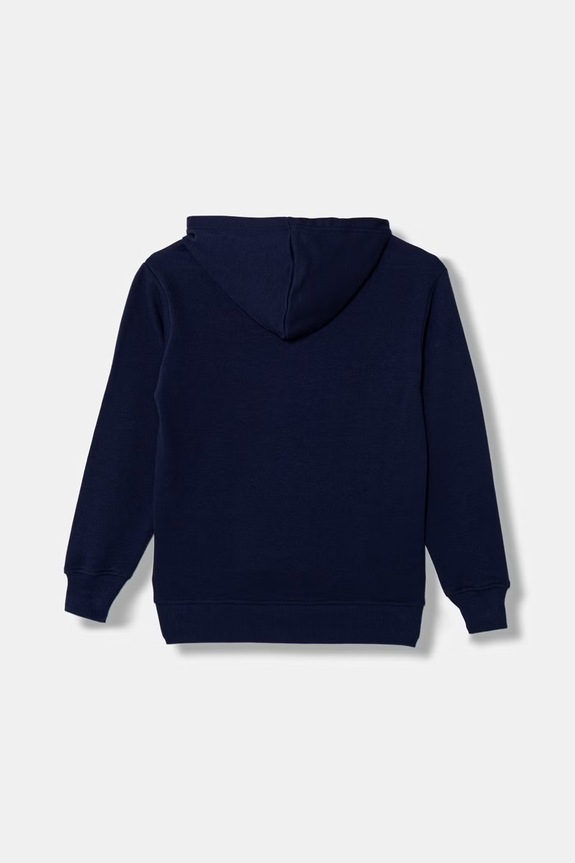 United Colors of Benetton mikina s kapucňou detská bavlnená 3J68C205K.G.Stagionale tmavomodrá SS26