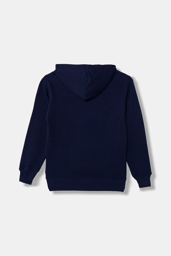 United Colors of Benetton mikina s kapucňou detská bavlnená 3J68C205K.G.Stagionale tmavomodrá SS26