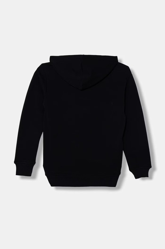 United Colors of Benetton mikina s kapucňou detská bavlnená 3J68C205K.G.Stagionale čierna SS26