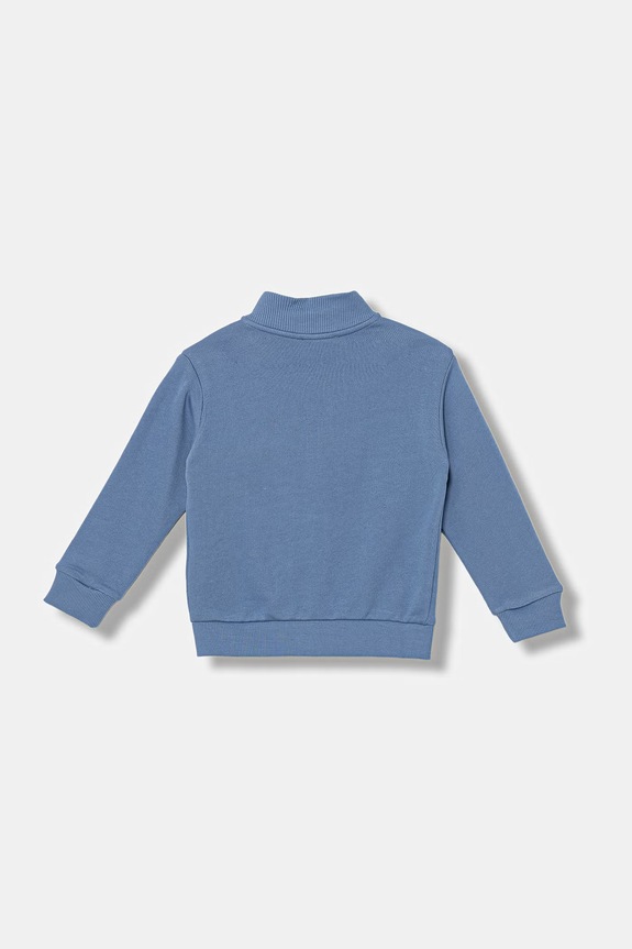 United Colors of Benetton Суичър с цип детски памучен 3J70G504A.P.Stagionale син SS26