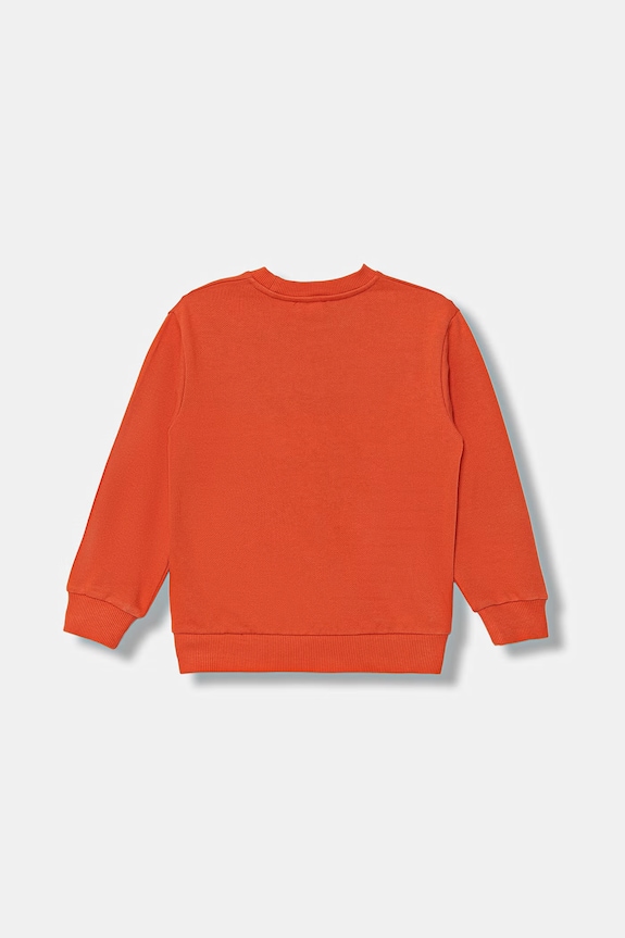 United Colors of Benetton hanorac pentru copii, din bumbac 3NBMG10M9.P.Stagionale portocaliu SS26